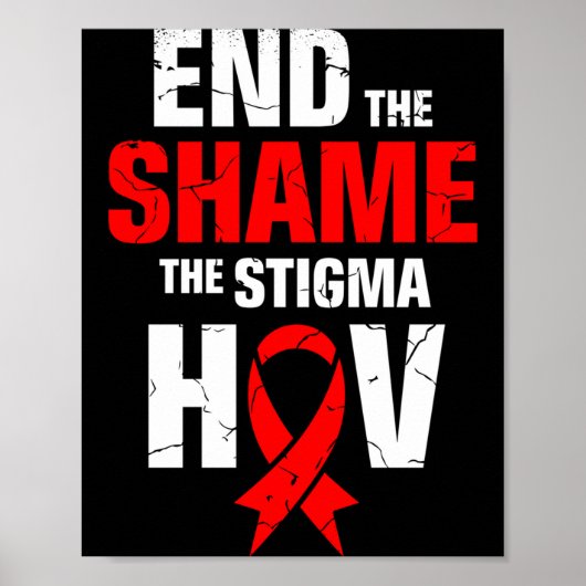 男性が差別と偏見に終止符 HIV エイズ啓発 ポスター (正面)