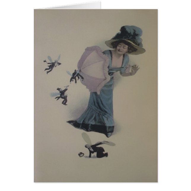 男性が～カードをバグにする (正面)