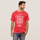 男性すごいコート・オブ・アームズ Tシャツ (正面フル)