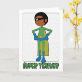 男性すごい先生カード先生 カード (黄色い花)