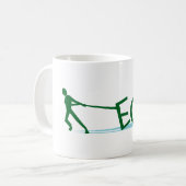 男性とエゴコーヒーマグ コーヒーマグカップ (正面左)