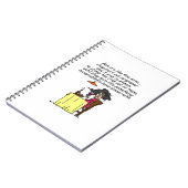 男性とワ素晴らしインのユーモア ノートブック (左側)