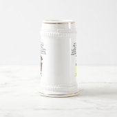 男性とワ素晴らしインのユーモア ビールジョッキ (中央)