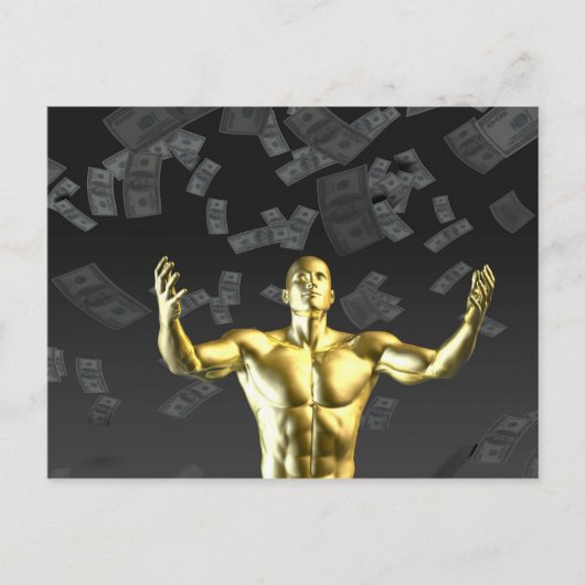 男性と共に利益やお金を簡単に創り出す|過去記事 ポストカード (正面)