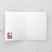 男性と女性のデュエットでギターを弾くスケルトンシンガー シーズンカード (内部)