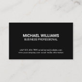 男性と女性の髪のスタイル | 理容師ツール 名刺 (裏面)