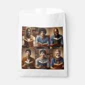 男性と書籍 フェイバーバッグ (正面)