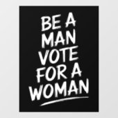 男性になる女性ハリス2024 Kamala Harris ウィンドウサイン (シート)