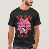 男性のためのカスタム乳がんサポート Tシャツ (正面)