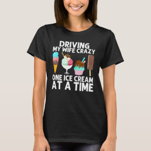 男性のためのクールなアイスアート パパのジェラートコーン フローズン Tシャツ