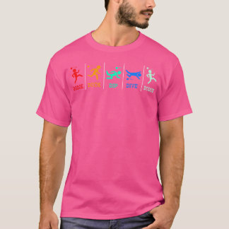 男性のためのドッジボールTシャツ Tシャツ