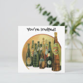 男性のためのベビーシャワー!父親のためのパーティー招待状 招待状 (スタンド正面)