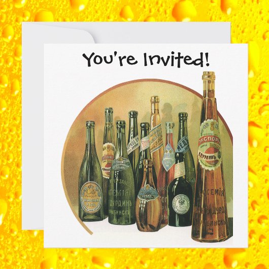 男性のためのベビーシャワー!父親のためのパーティー招待状 招待状