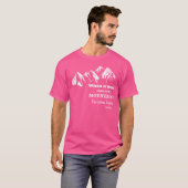 男性のためのロッククライミング 登山家 Tシャツ (正面フル)