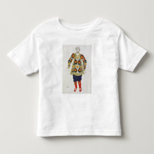 男性のための衣装デザイン1917年Sadkoから(色) トドラーTシャツ