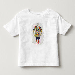 男性のための衣装デザイン1917年Sadkoから（色） トドラーTシャツ