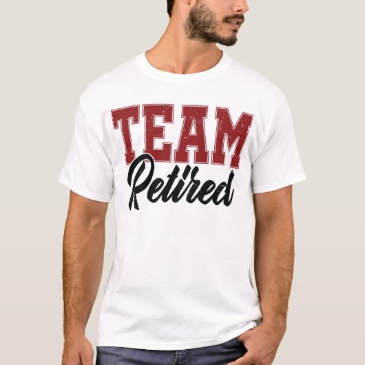 男性のための退職おもしろTシャツ 退職 Tシャツ (正面)