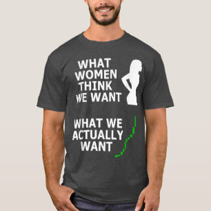 男性のための面白い株式市場ミーム Tシャツ
