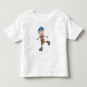 男性のインラインスケートで滑るのTシャツおよびギフト トドラーTシャツ