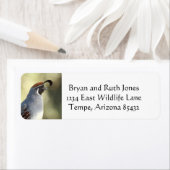 男性のウズラ ラベル (インサイチュ)