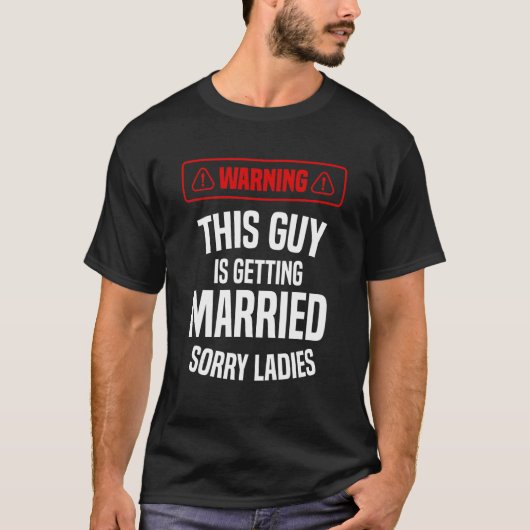 男性のグルーミング  バチェラー用品 衣類 パーティー 結婚式 Tシャツ (正面)