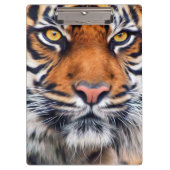 男性のシベリアトラのペンキの写真 クリップボード (正面)