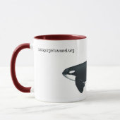 男性のシャチの信号器のマグ マグカップ (左)