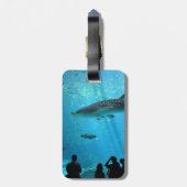 男性のジンベイザメ ラゲッジタグ (裏面縦)