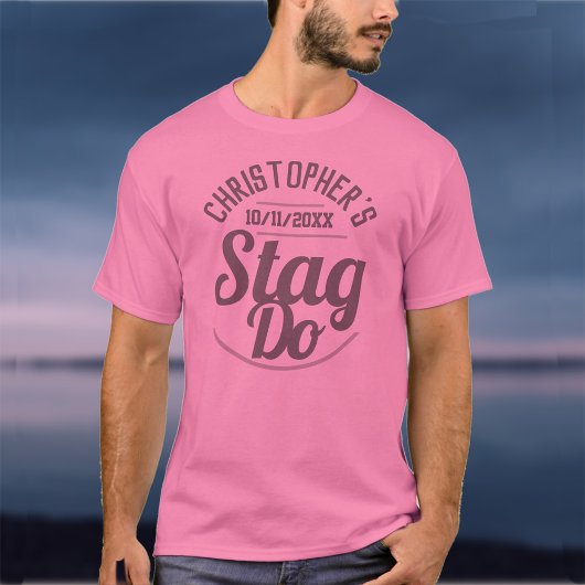 男性のスタッグパーティTシャツ Tシャツ