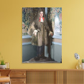 男性のダミー基板姿, c.1690 キャンバスプリント (インサイチュ (リビング))