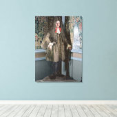 男性のダミー基板姿, c.1690 キャンバスプリント (インサイチュ (ウッドフロア))