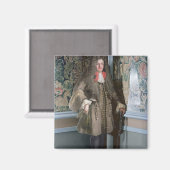 男性のダミー基板姿, c.1690 マグネット (正面/裏面)