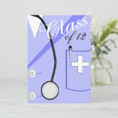 男性のナースの卒業のパーティの招待状2012年 招待状 (スタンド正面)