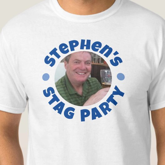 男性のバチュラーパーティ写真 Tシャツ