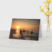 男性のフィッシャーになる（洗礼カード） カード (黄色い花)