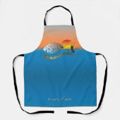 男性のフィッシャー |オールオーバープリントエプロン、中 エプロン (正面)