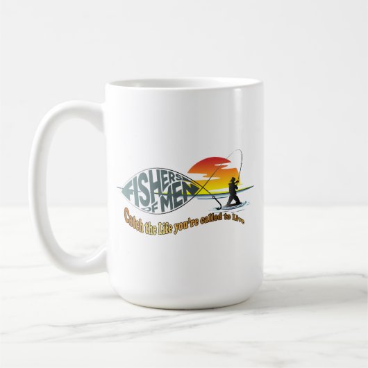 男性のフィッシャー |マクラシックグ#15 コーヒーマグカップ (左)