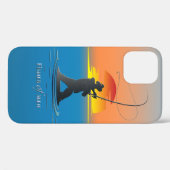 男性のフィッシャー | Case-Mate iPhoneケース (裏面 (横))