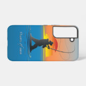 男性のフィッシャー | SAMSUNG GALAXYケース (裏面横)