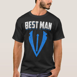 男性のベストマン ウェディング グルーム 結婚  バチェラー パーティー Tシャツ