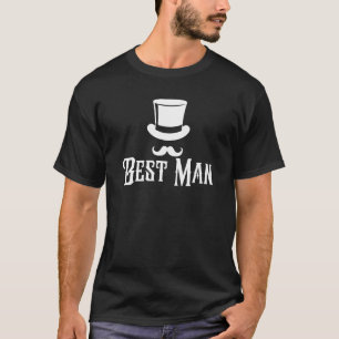 男性のベストマン バチェラー・パーティー ウェディング 男性 マット Tシャツ