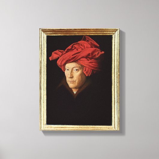 男性のポートレート, 1433 (オークの油) (参照422 キャンバスプリント (正面)