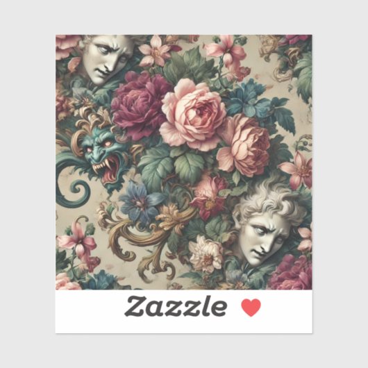 男性のモンスター – ゴシック・バロック シール (シート)