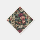 男性のモンスター – ゴシック・バロック スタンダードカクテルナプキン (角)