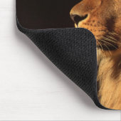 男性のライオンのプロフィール-スティーブンHolt著野性生物のイメージ マウスパッド (コーナー)