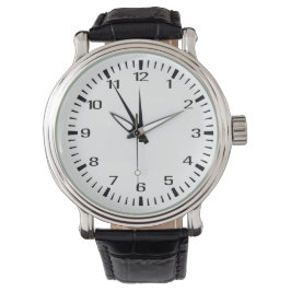 男性のヴィンテージスタイルレザーウォッチのタイムレスギフト 腕時計