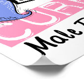 男性の乳がんの平和愛回復 ポスター (角)