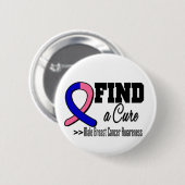 男性の乳がん治療認識度 缶バッジ (正面&裏面)