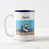 男性の体育専門家のマグ ツートーンマグカップ (左)