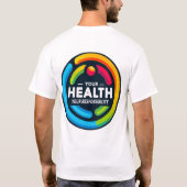 男性の健康あなたの責任 Tシャツ (裏面)